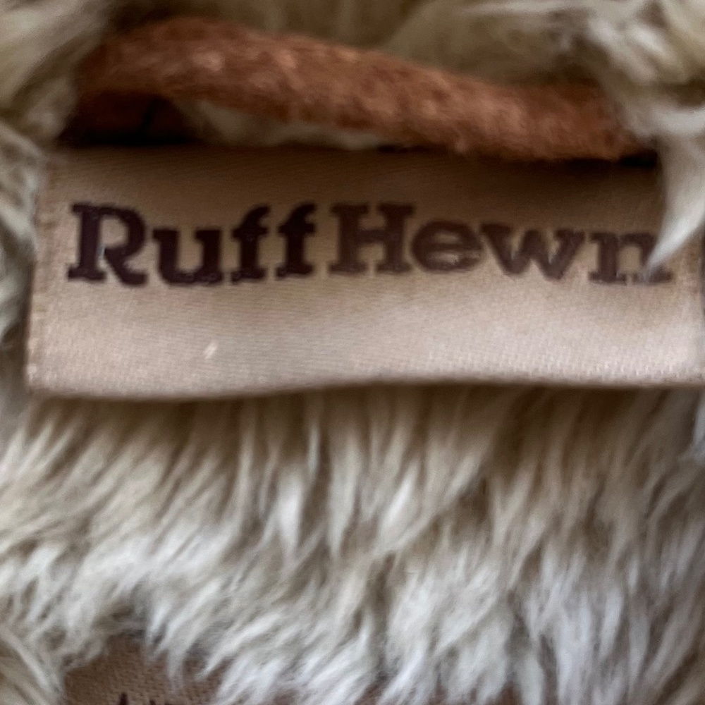Ruff Hewn Vintage Suede Leather and Sherpa Vest Size L - Picture 8 of 10